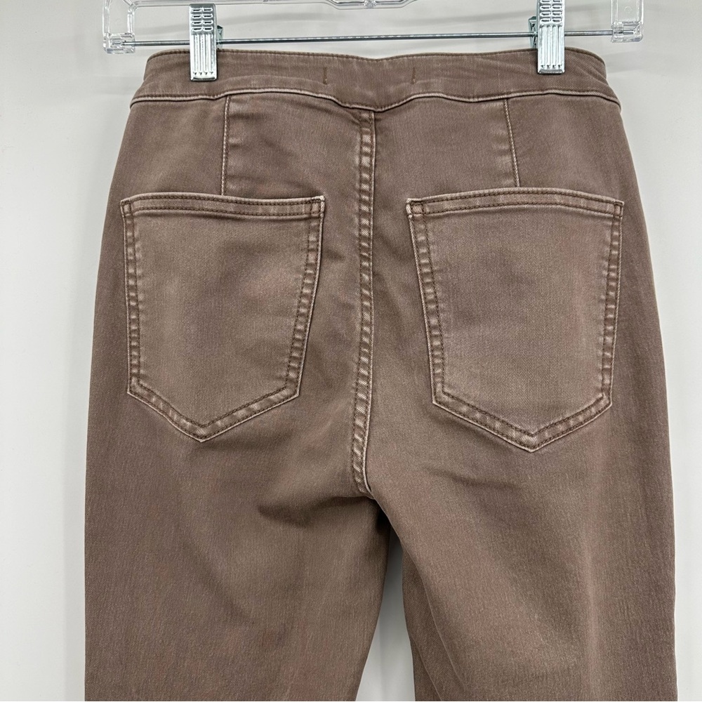Free People Taupe Wide Leg Flare Jeans - Picture 8 of 16
